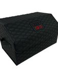 AUDI Q5 Leather Trunk Organizer With Logo