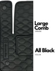 Handmade Genuine Custom Mercedes Benz Leather Floor Mats for Cars - 4 Pieces Set - Waterproof - Extra Durable