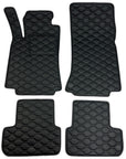 Black Leather Jaguar Floor Mats