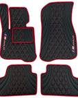 BMW X3 Leather Floor Mats - Custom Premium – For 2025 and Earlier Models - 4 Pieces Set - Waterproof - Extra Durable