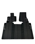 Handmade Luxury Custom Leather Ford F150 Floor Mats - 3 Pieces Set - Waterproof - Extra Durable