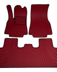 Custom Leather Tesla Floor Mats - Handmade