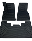 Custom Leather Tesla Floor Mats - Handmade