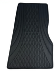 Custom Leather Tesla Floor Mats - Handmade