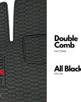 Custom Leather Floor Mats For Cars - Set of 4 Mats - Waterproof - Year-Round Usage