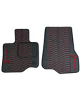 Handmade Luxury Custom Leather Ford F150 Floor Mats - 3 Pieces Set - Waterproof - Extra Durable