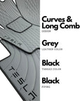 Custom Leather Tesla Model 3 Floor Mats - Handmade