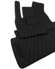 Custom Leather Tesla Model S Floor Mats - Handmade