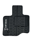 Handmade Luxury Custom Leather Ford F150 Floor Mats - 3 Pieces Set - Waterproof - Extra Durable