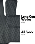 Handmade Genuine Custom Mercedes Benz Leather Floor Mats for Cars - 4 Pieces Set - Waterproof - Extra Durable