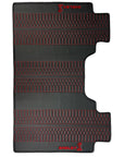 Handmade Luxury Custom Leather Ford F150 Floor Mats - 3 Pieces Set - Waterproof - Extra Durable