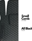 Custom Leather Floor Mats For Cars - Set of 4 Mats - Waterproof - Year-Round Usage