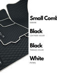 Custom Leather Tesla Model 3 Floor Mats - Handmade