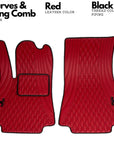 Custom Leather Tesla Model 3 Floor Mats - Handmade