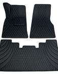 Custom Leather Tesla Model 3 Floor Mats - Handmade