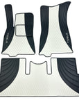 Custom Leather Tesla Model 3 Floor Mats - Handmade