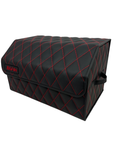 Custom Luxury Leather Trunk Organizer for SUVs and Cars - Ultimate Sturdy Car Trunk Storage Box