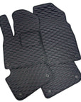 Floor Mats For Porsche Cayenne - RS Comb Design - Black With Pink Thread