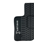 Handmade Luxury Custom Leather Ford F150 Floor Mats - 3 Pieces Set - Waterproof - Extra Durable