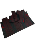 Handmade Luxury Custom Leather Ford F150 Floor Mats - 3 Pieces Set - Waterproof - Extra Durable