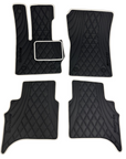 Handmade Genuine Custom Mercedes Benz G Class Wagon Leather Floor Mats - 4 Pieces Set - Extra Durable