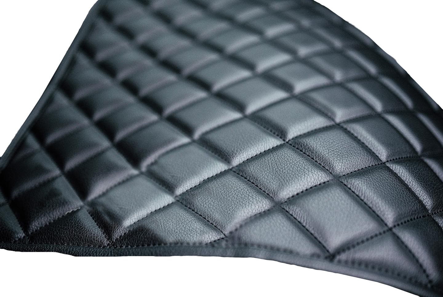 Black Tesla Model X Leather Floor Mat