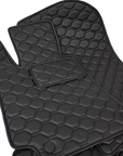 Custom Leather Tesla Model X Floor Mats - Handmade