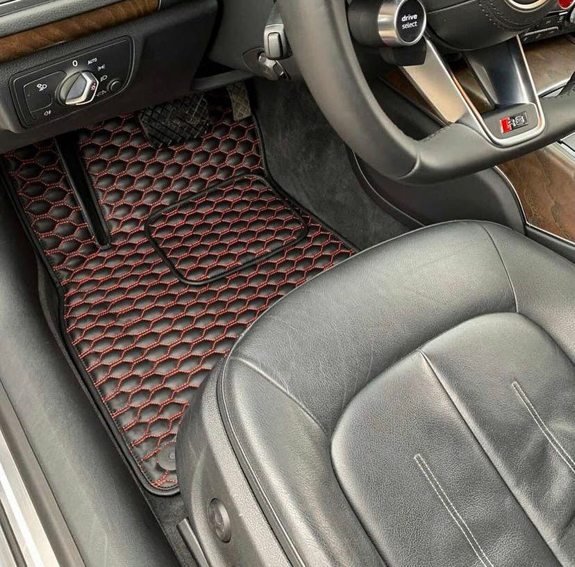 Custom Jeep Leather Floor Mat