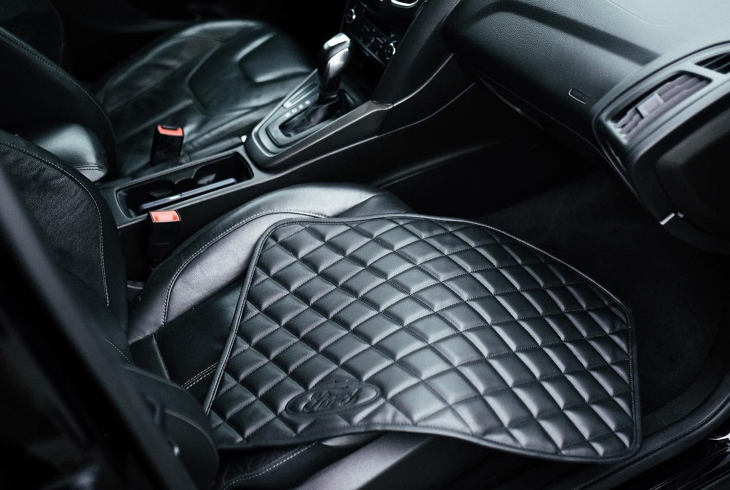 Custom Leather Ford Floor Mats