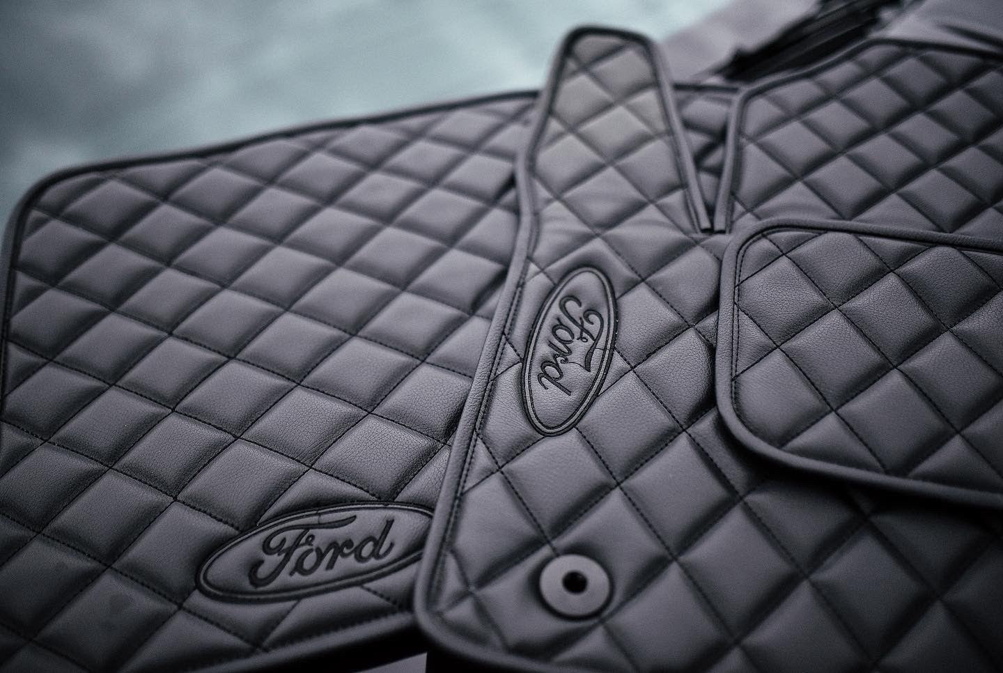 Custom Leather Ford Floor Mats