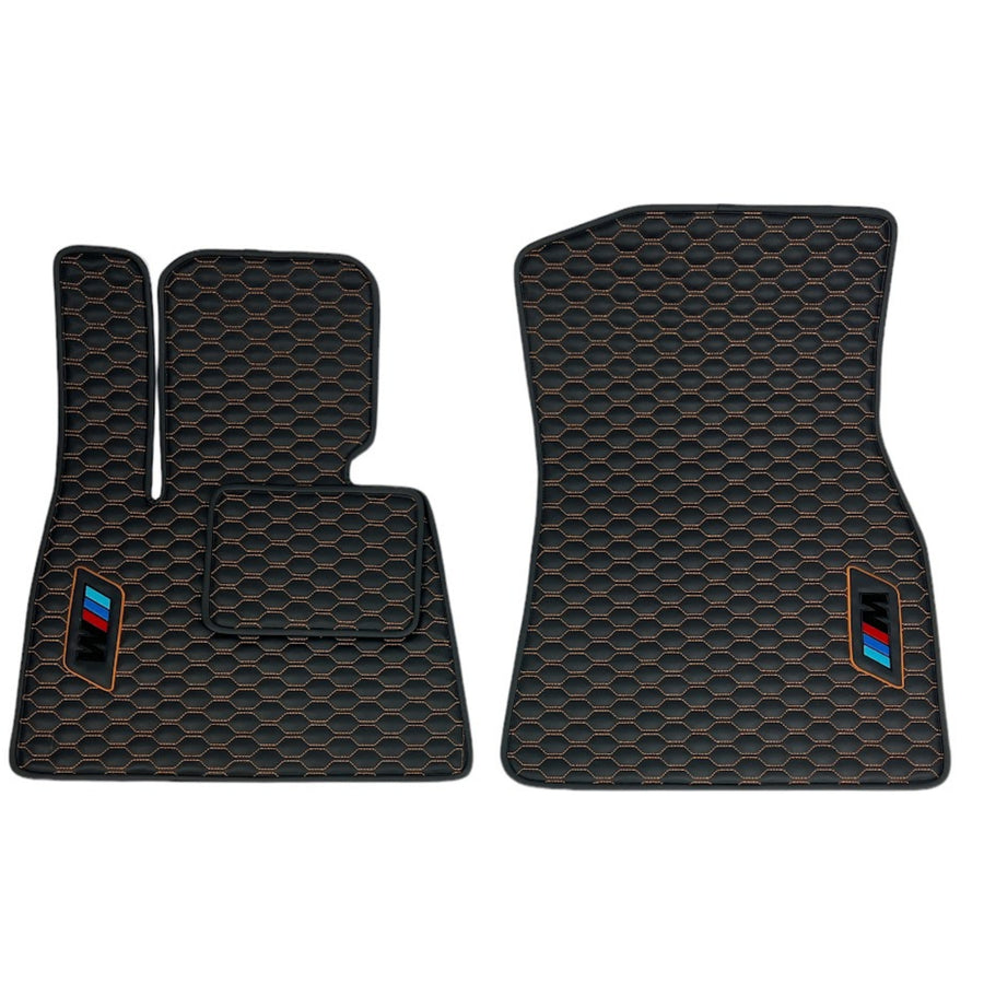 Black BMW Z4 Car Mats With M Logo