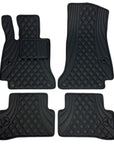 Custom Leather Floor Mats For Cars - Set of 4 Mats - Waterproof - Year-Round Usage