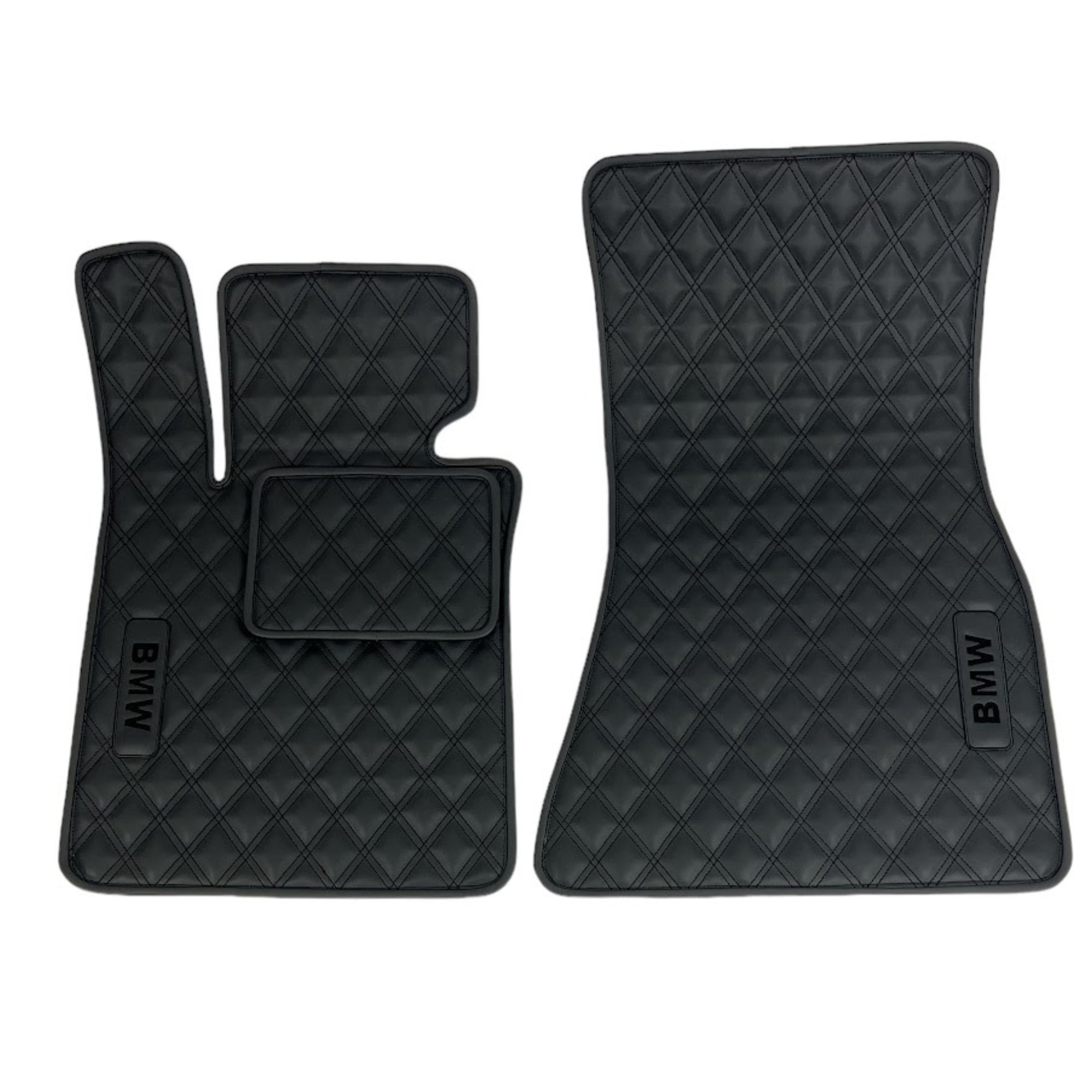 Custom BMW Z4 Leather Floor Mats - Black