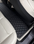 Custom Leather Tesla Floor Mats - Handmade