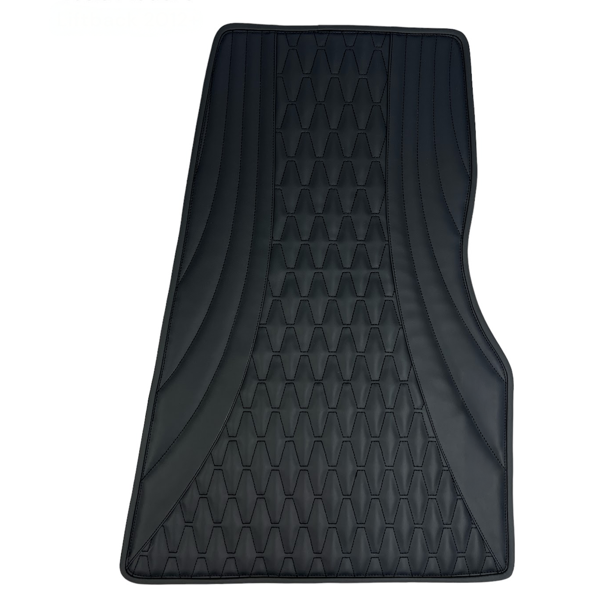 Custom Leather Tesla Floor Mats - Handmade