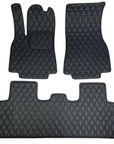 Custom Leather Tesla Floor Mats - Handmade