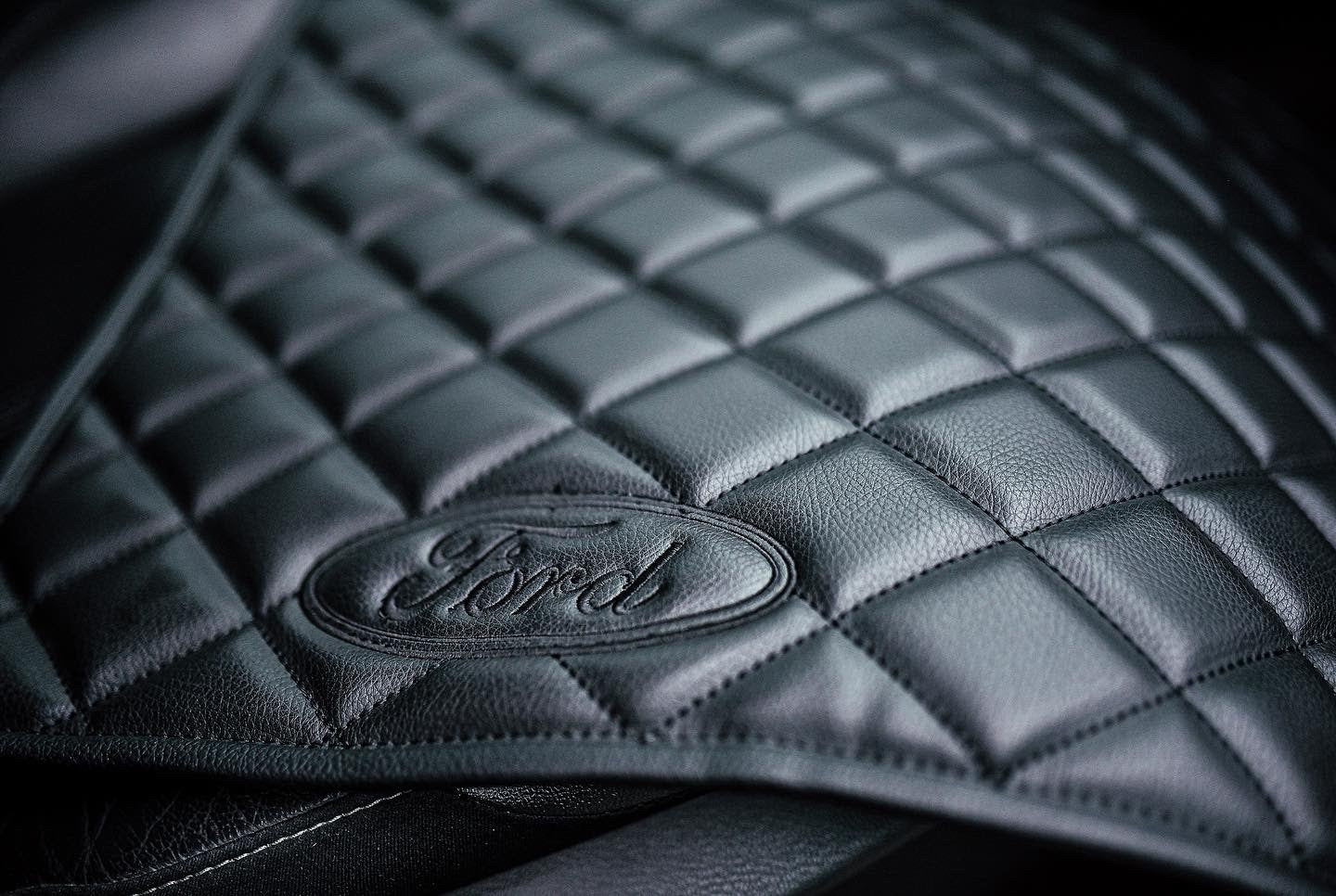 Custom Leather Ford Floor Mats