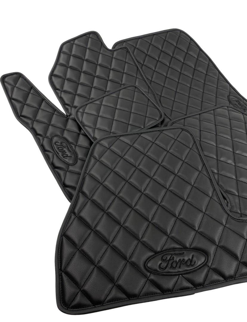 Custom Leather Ford Floor Mats