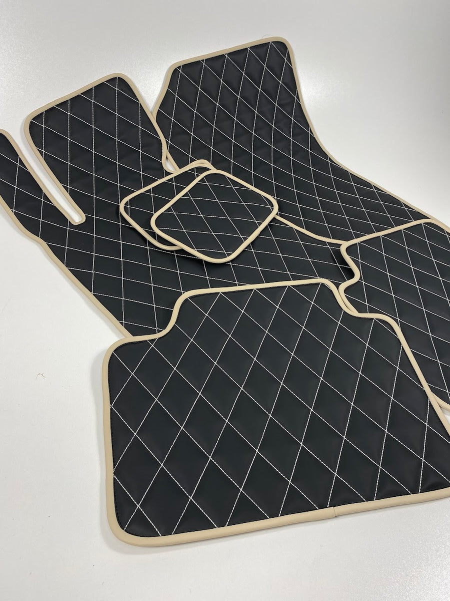 Jaguar Floor Mats - Handmade From German Auto Eco Leather