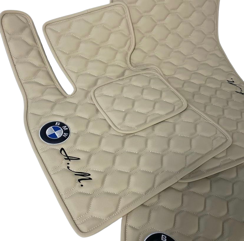 Custom BMW Leather Floor Mats