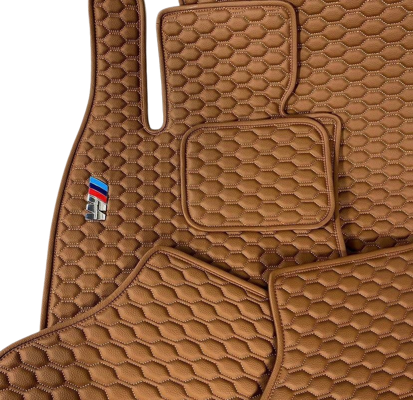 NAPPA Leather Car Floor Mats Only For BMW E65 Foot Pads Auto High