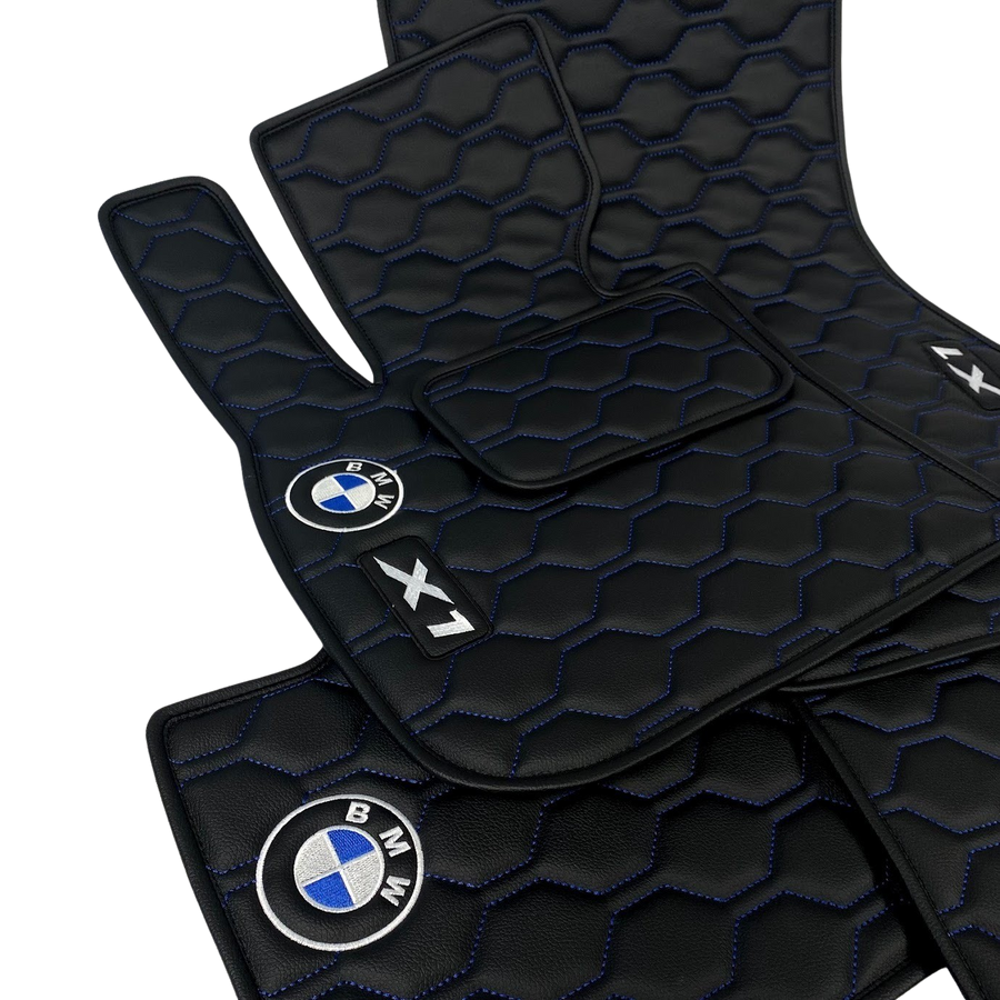 Custom BMW Leather Floor Mats