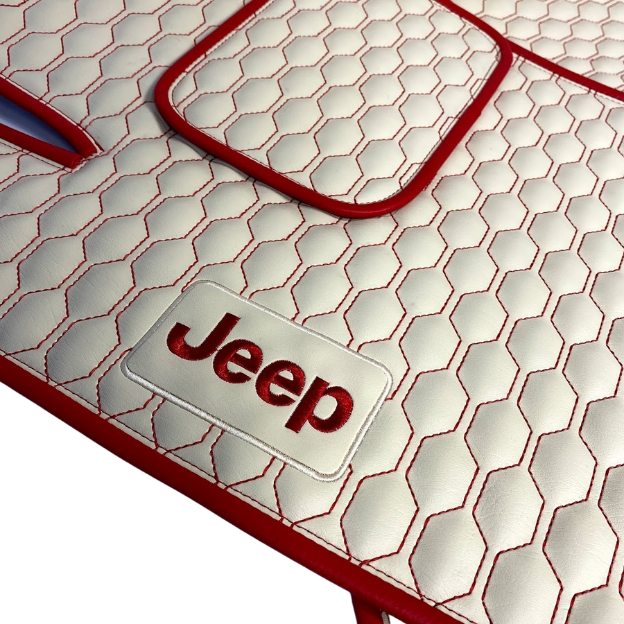 Custom Jeep Leather Floor Mat