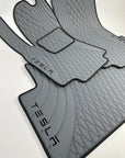 Custom Leather Tesla Floor Mats - Handmade