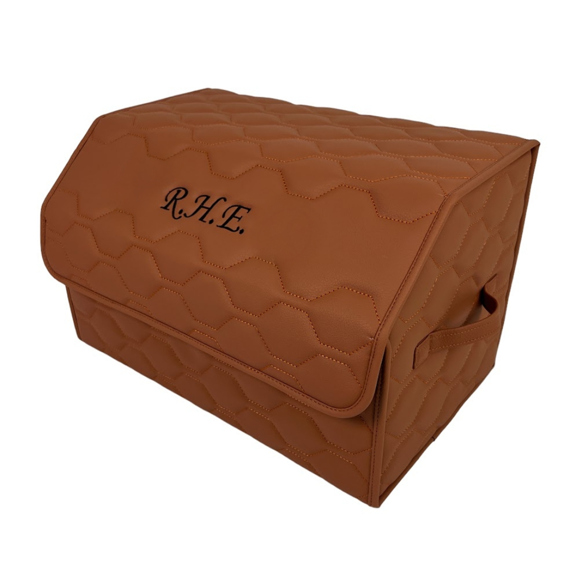 Custom Luxury Leather Trunk Organizer for SUVs and Cars - Ultimate Sturdy Car Trunk Storage Box