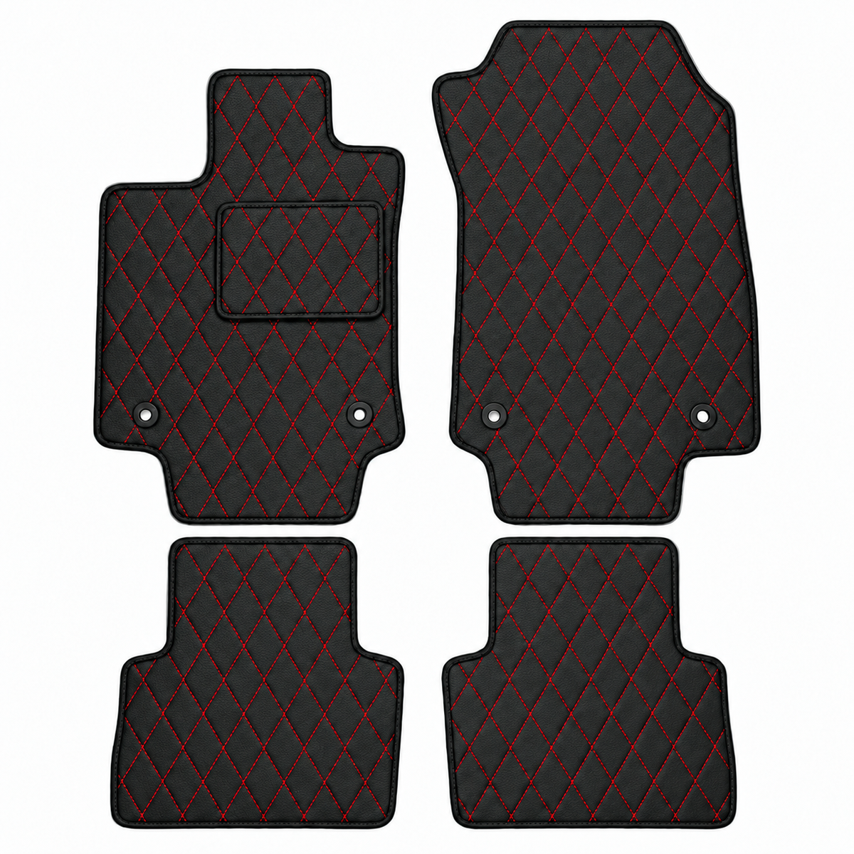 Luxury Leather Floor Mats for Lexus NX – Classic Diamond Design