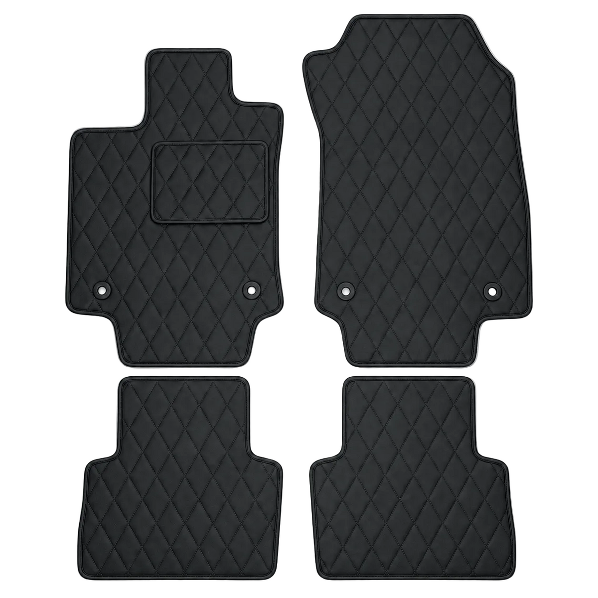 Luxury Leather Floor Mats for Lexus NX – Classic Diamond Design