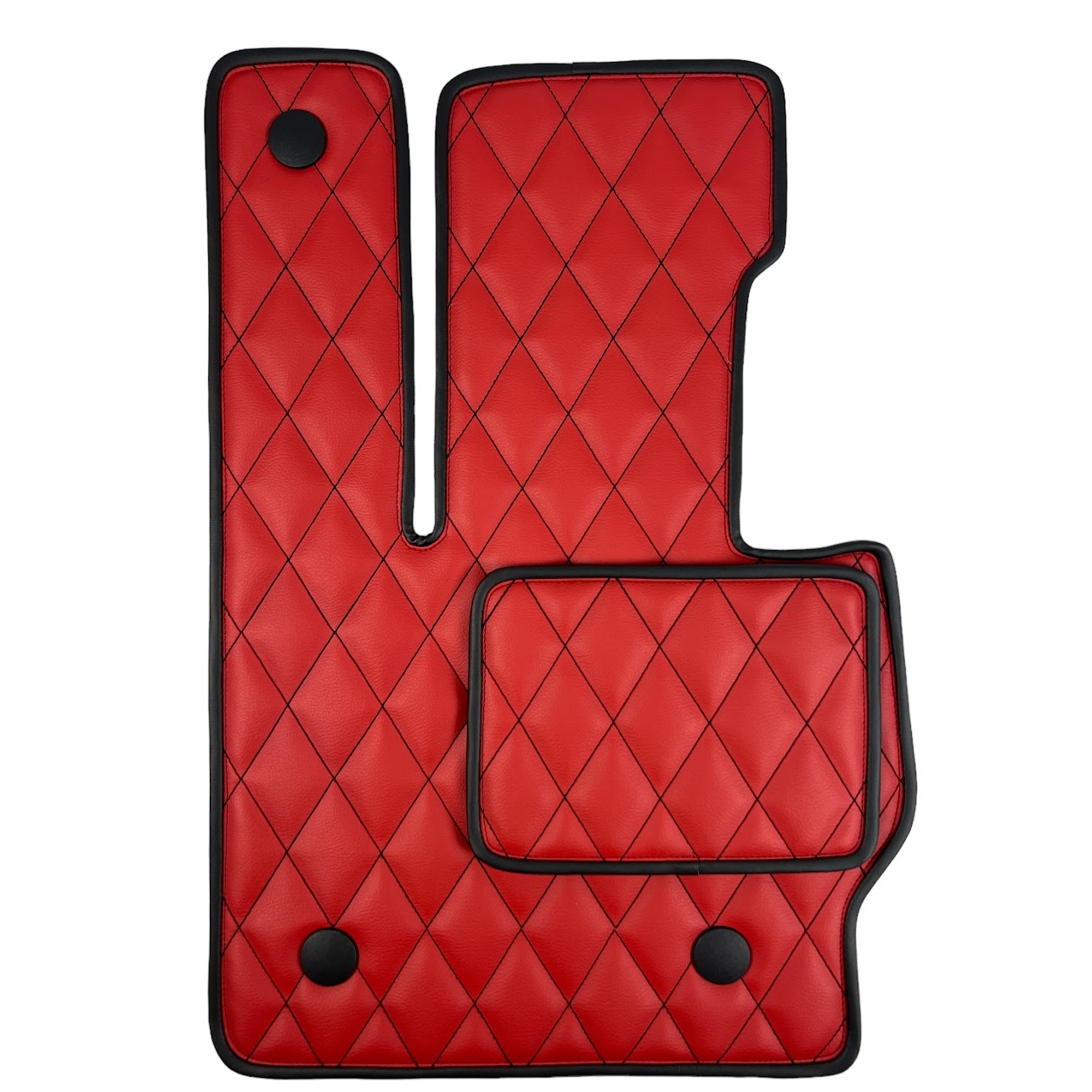 Handmade Genuine Custom Mercedes Benz G Class Wagon Leather Floor Mats - 4 Pieces Set - Extra Durable