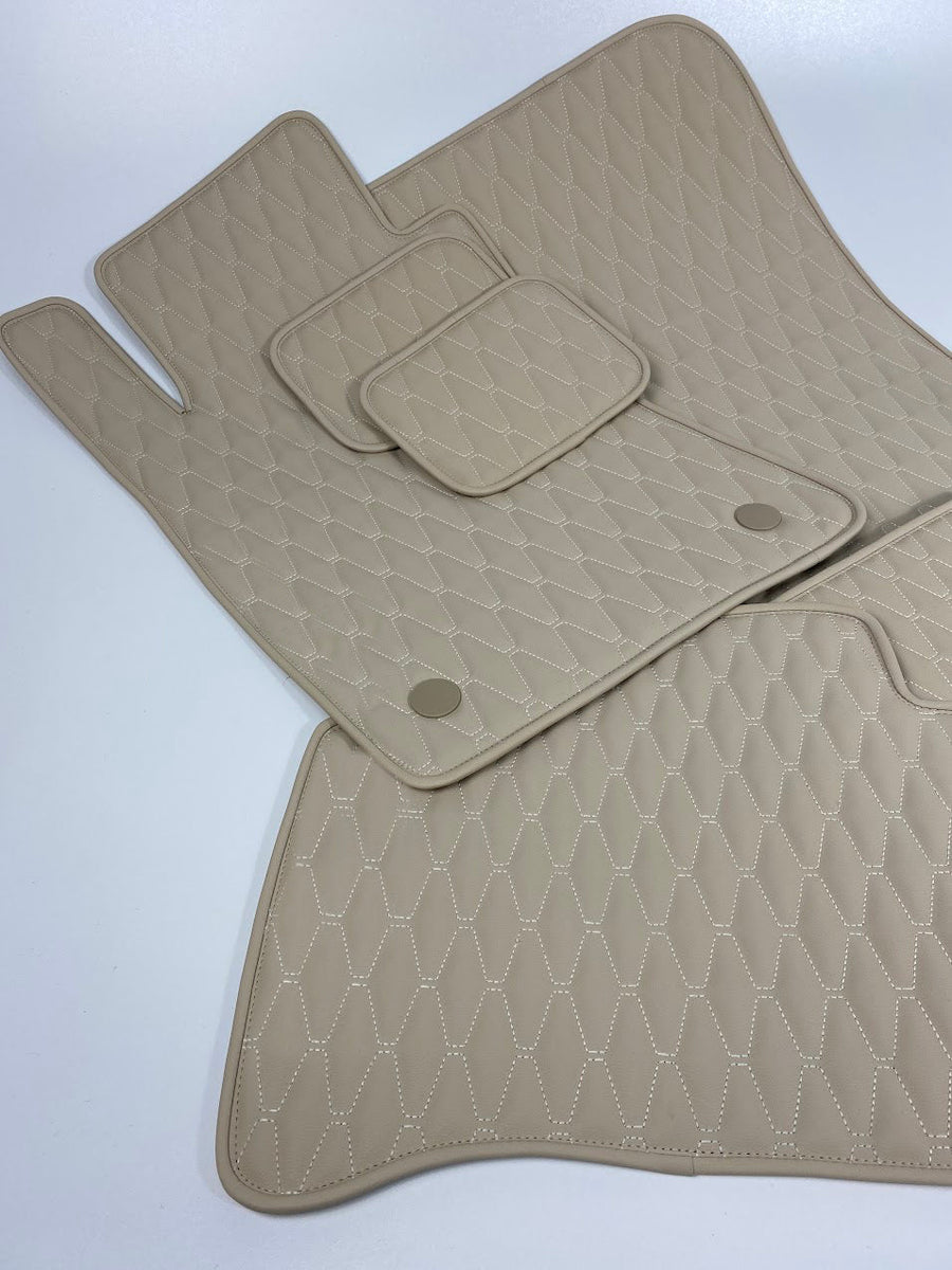 Beige Tesla Model S Floor Mats