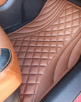 Brown Tesla Model S Floor Mats